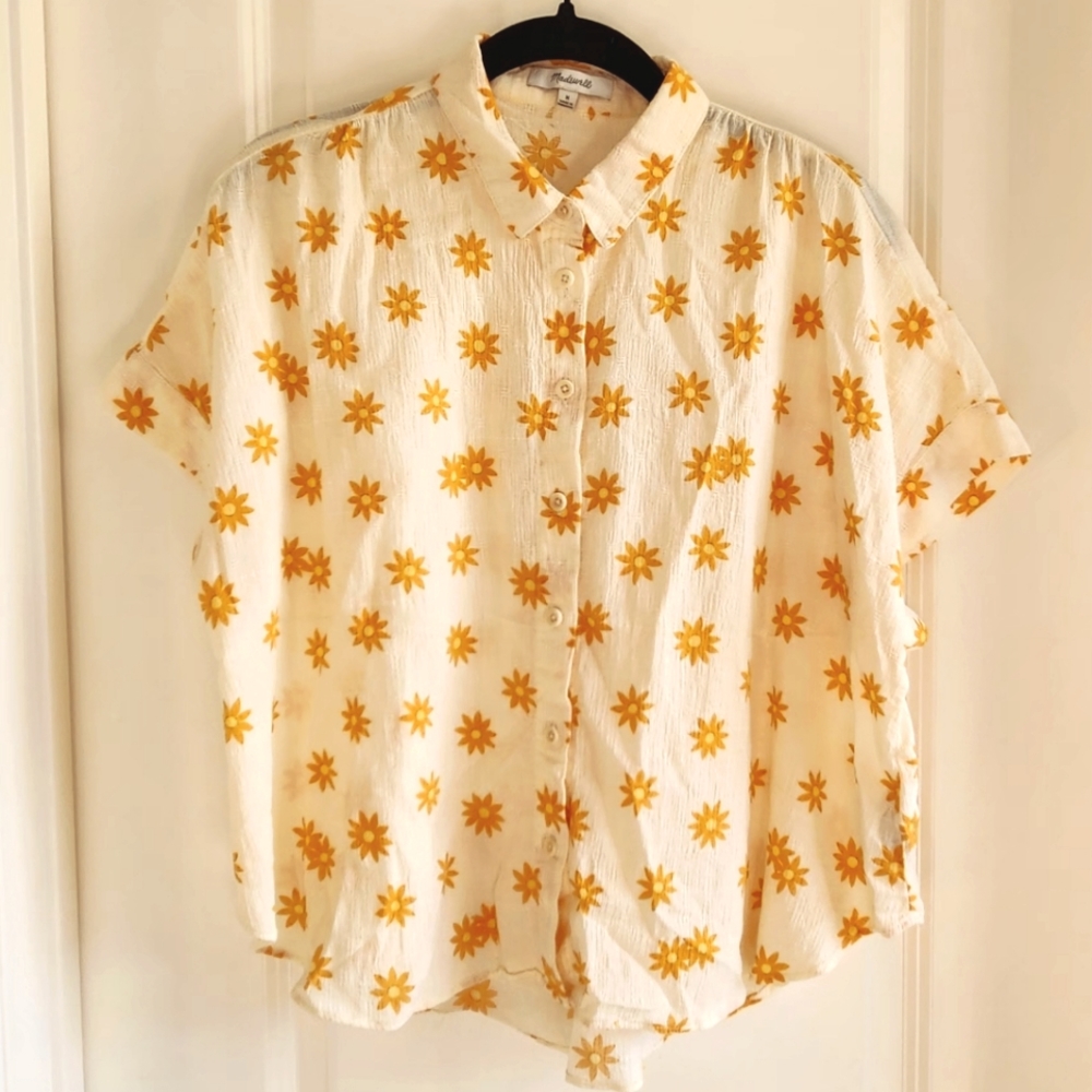 Madewell M Hilltop Daisy Button-up